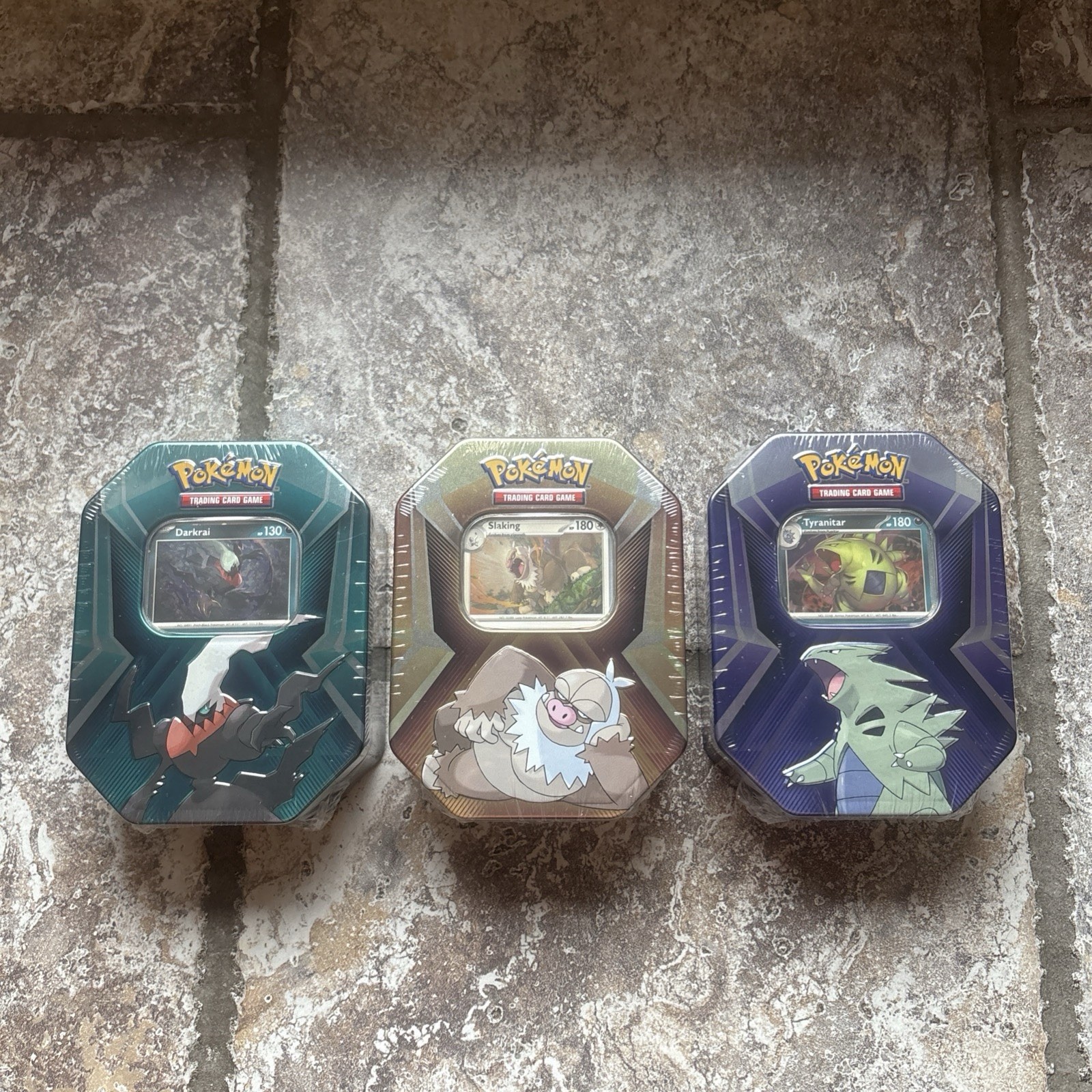 3x Pokemon Triple Whammy Tin Factory Sealed
