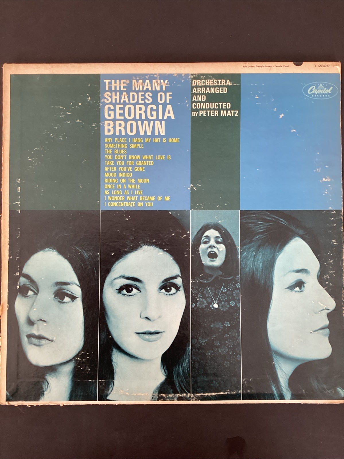 The Many Shades of Georgia Brown Vinyl LP Record Capitol Records Classic LP 2329