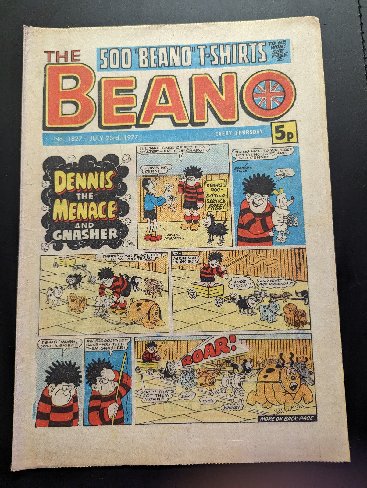 Beano Comic No 1827 July 23rd 1977.