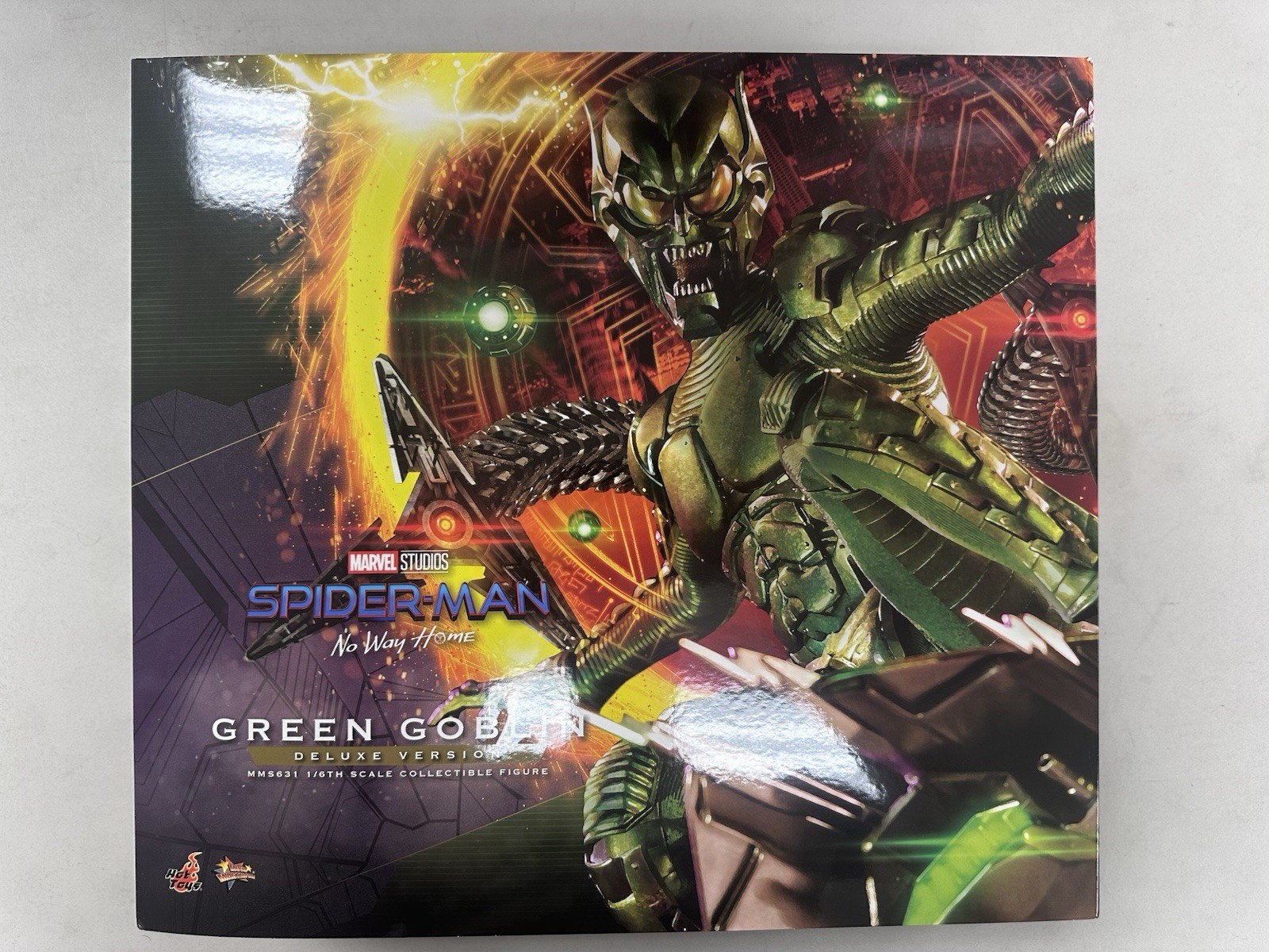Hot Toys MMS631 Spider-Man No Way Home Green Goblin Deluxe 1/6 Scale PRE-OWNED