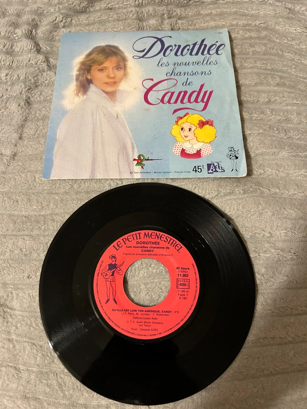 Vinyle 45 tours Dorothée les nouvelles chansons de candy