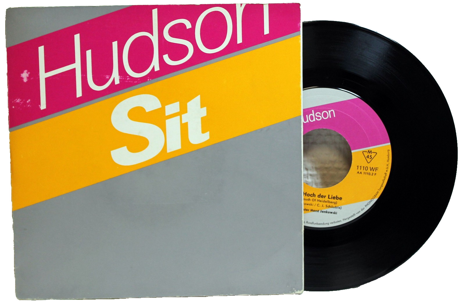 7" Vinyl - ORCHESTER HORST JANKOWSKI - Ein Hoch der Liebe - Hudson Promo