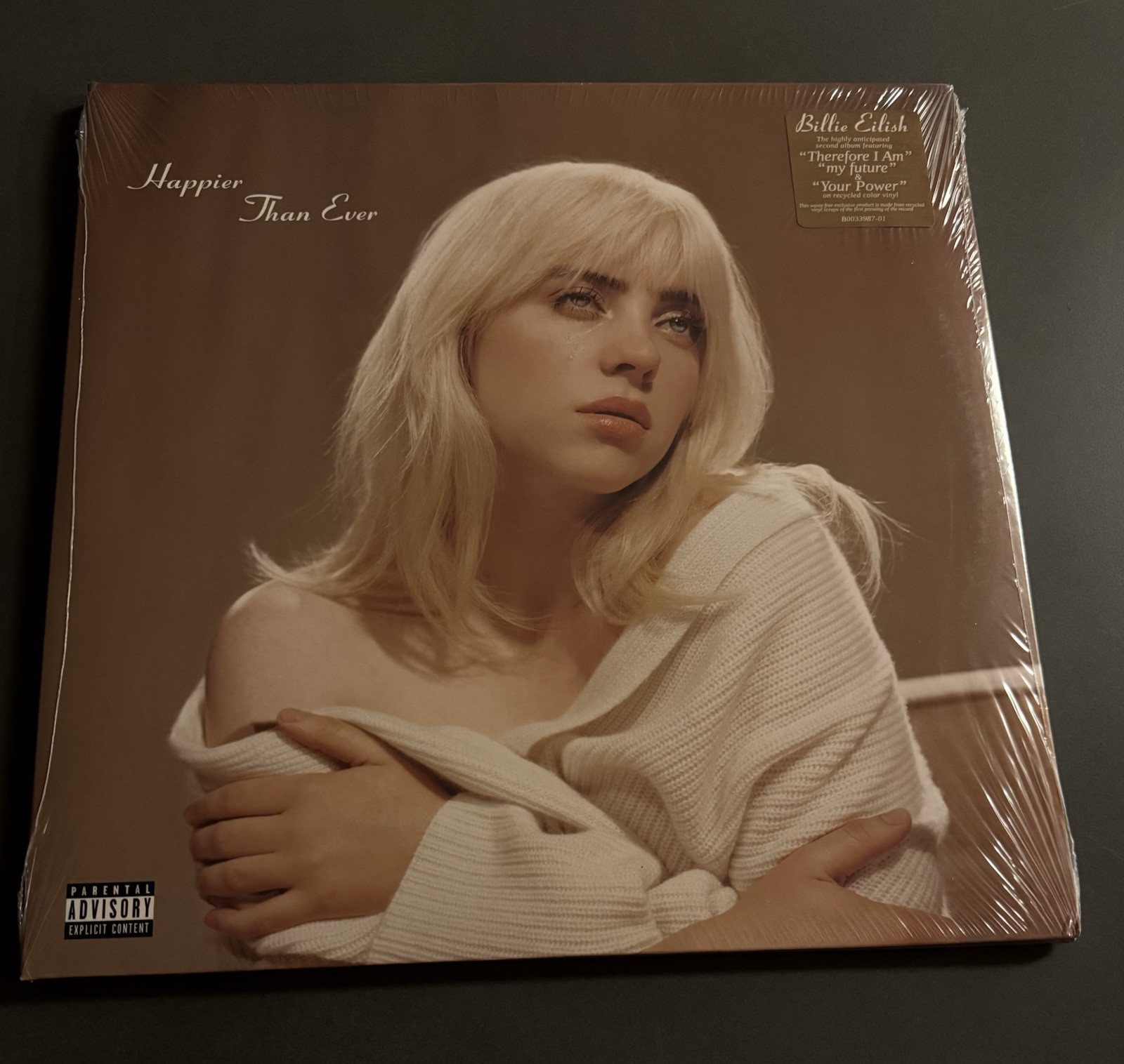 Billie Eilish - Happier Than Ever - 2LP Recycled Colored Vinyl Record New/Sealed