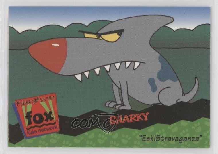 1995 Fleer Ultra Fox Kids Network Eek!Stravaganza Sharky #130 0m0d