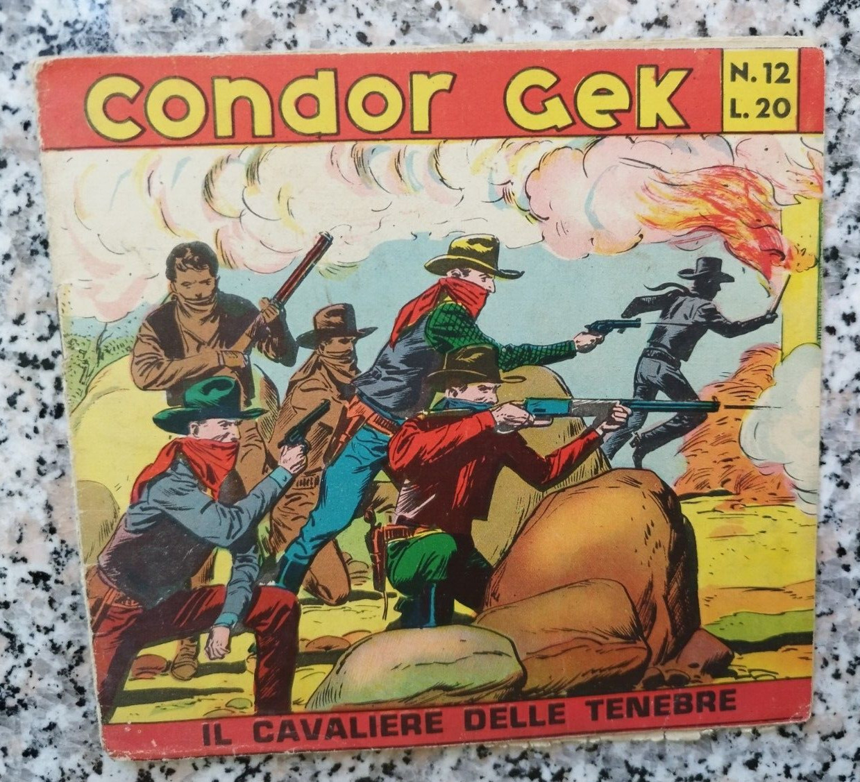 bp44 fumetto condor gek il cavaliere delle tenebre n12