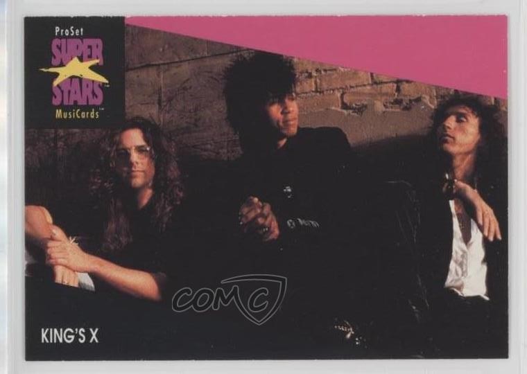 1991-92 Pro Set Super Stars MusiCards King's X #194 uk2