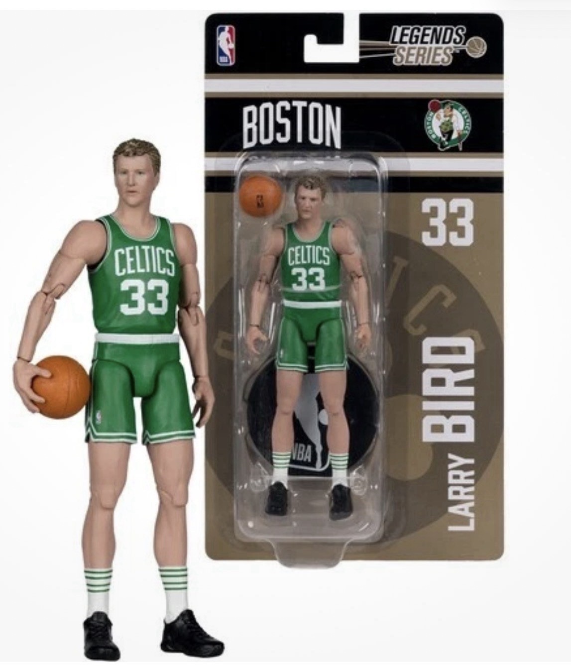 Modellino LARRY BIRD Boston Celtics McFarlane NBA Legends SportsPicks 6"