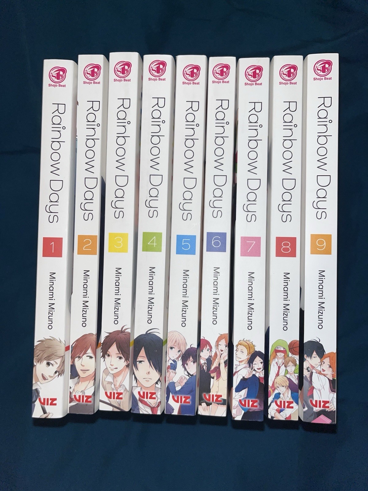 Rainbow Days Vols. 1-9 | Shojo Beet Viz Media | Lotto manga inglesi prime stampe
