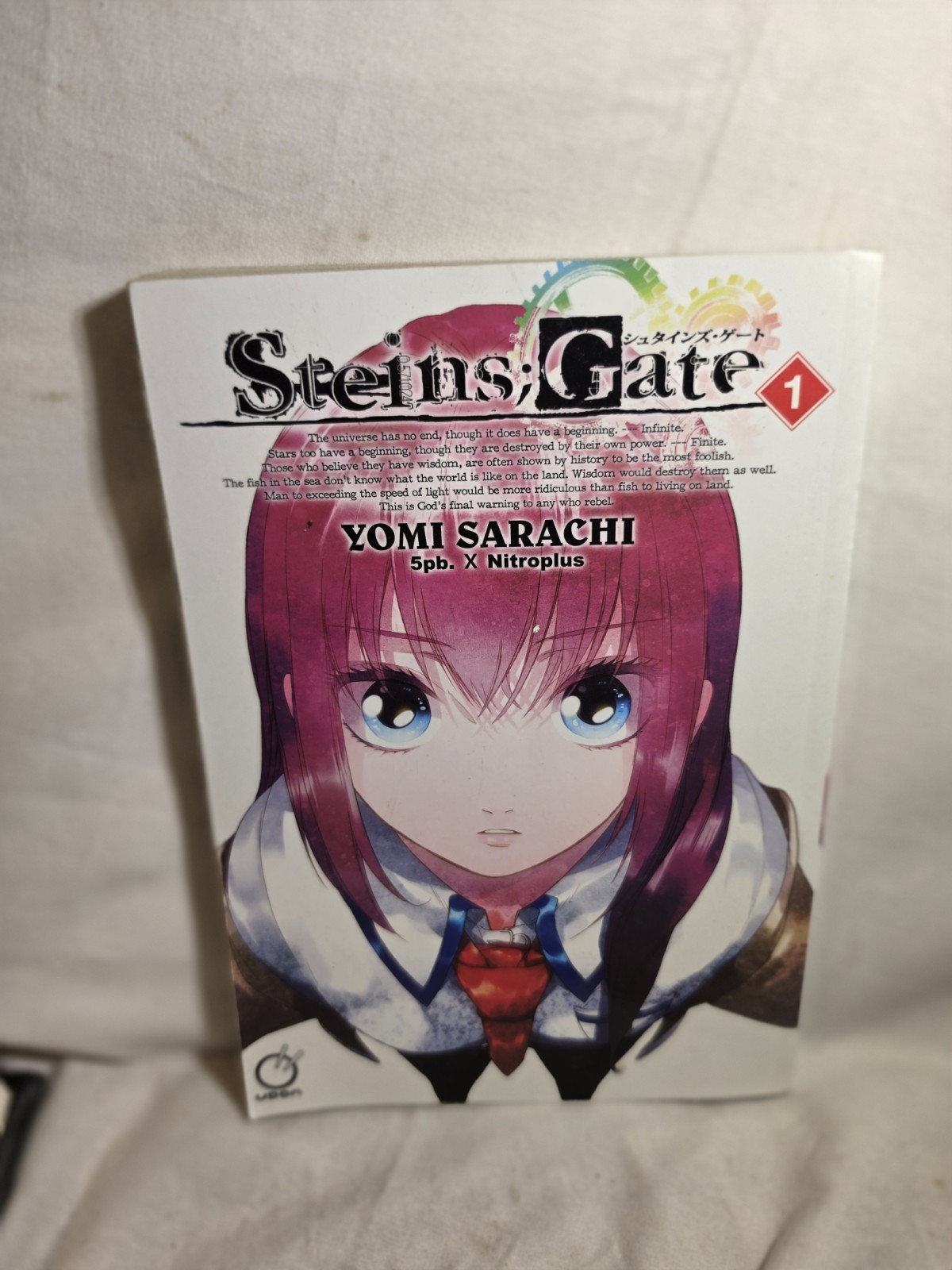 Steins;Gate Volume 1 Manga Inglese Udon Entertainment Fuori Produzione Rara Graphic Novel...