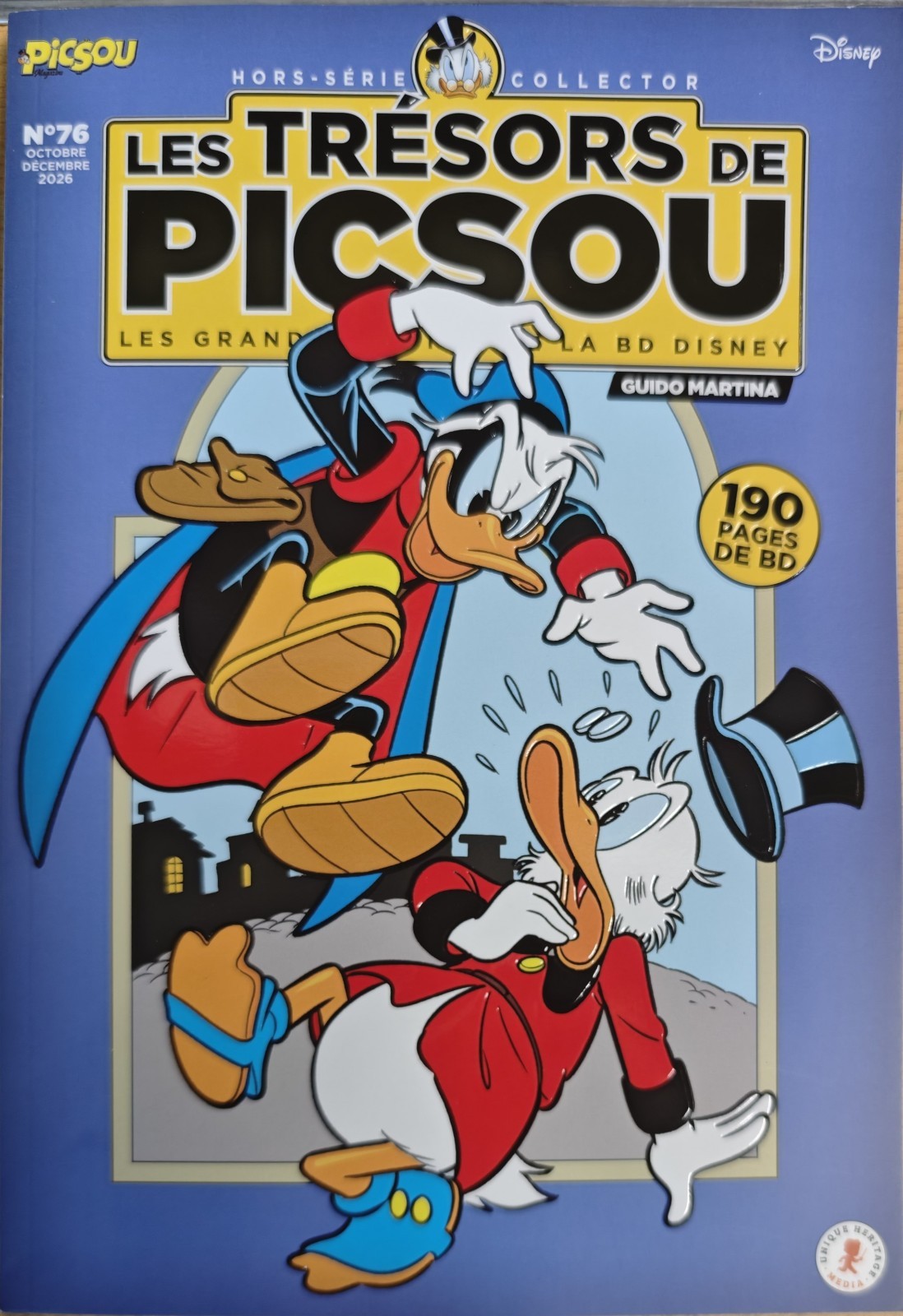 🦆 Les Tresors de Picsou N76 Guido Martina Fantomiald Disney Octobre 2026