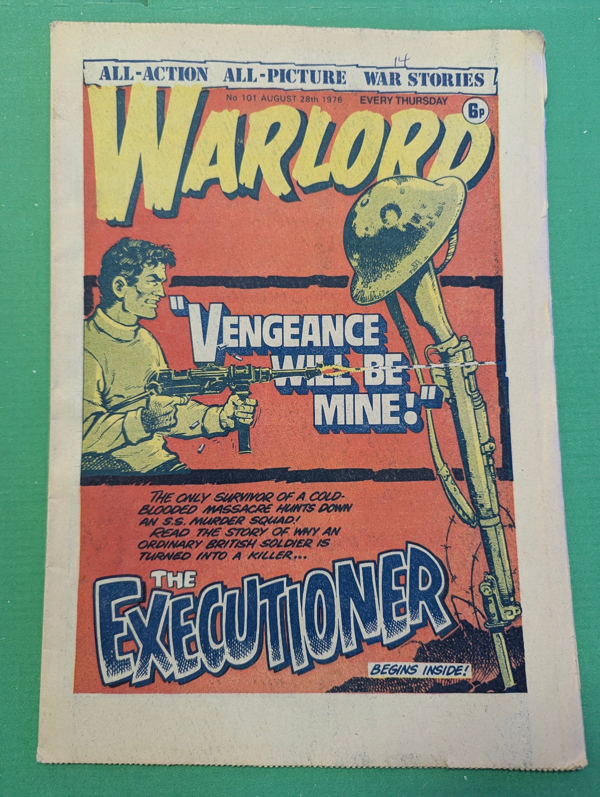 Warlord Comic No 101, August 28th 1976.