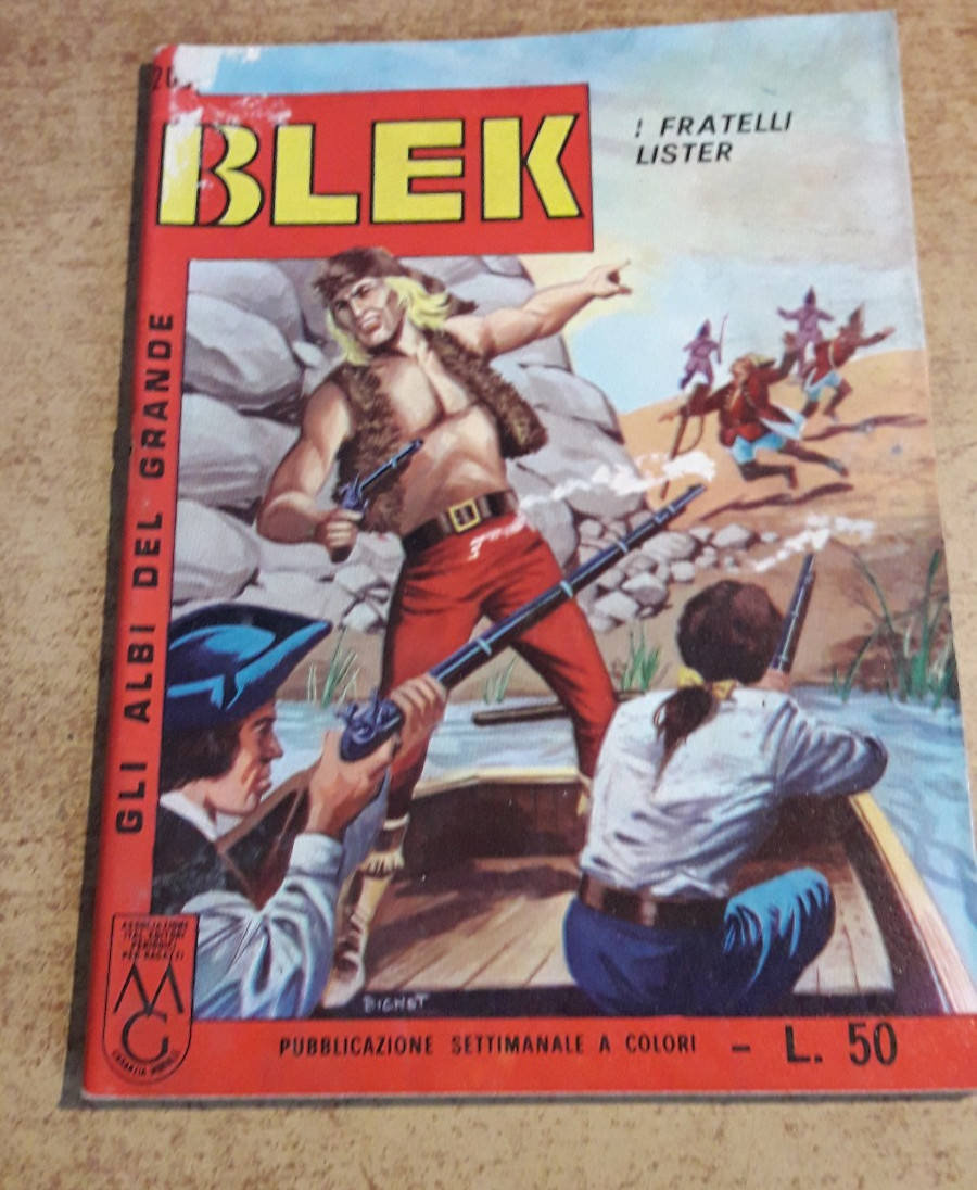 Gli Albi del Grande BLEK -  209 - I Fratelli Lister - Dardo 1967