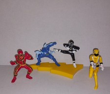 Mighty Morphin Power Rangers Diorama Stand 2.5" Minitaure Figure Set
