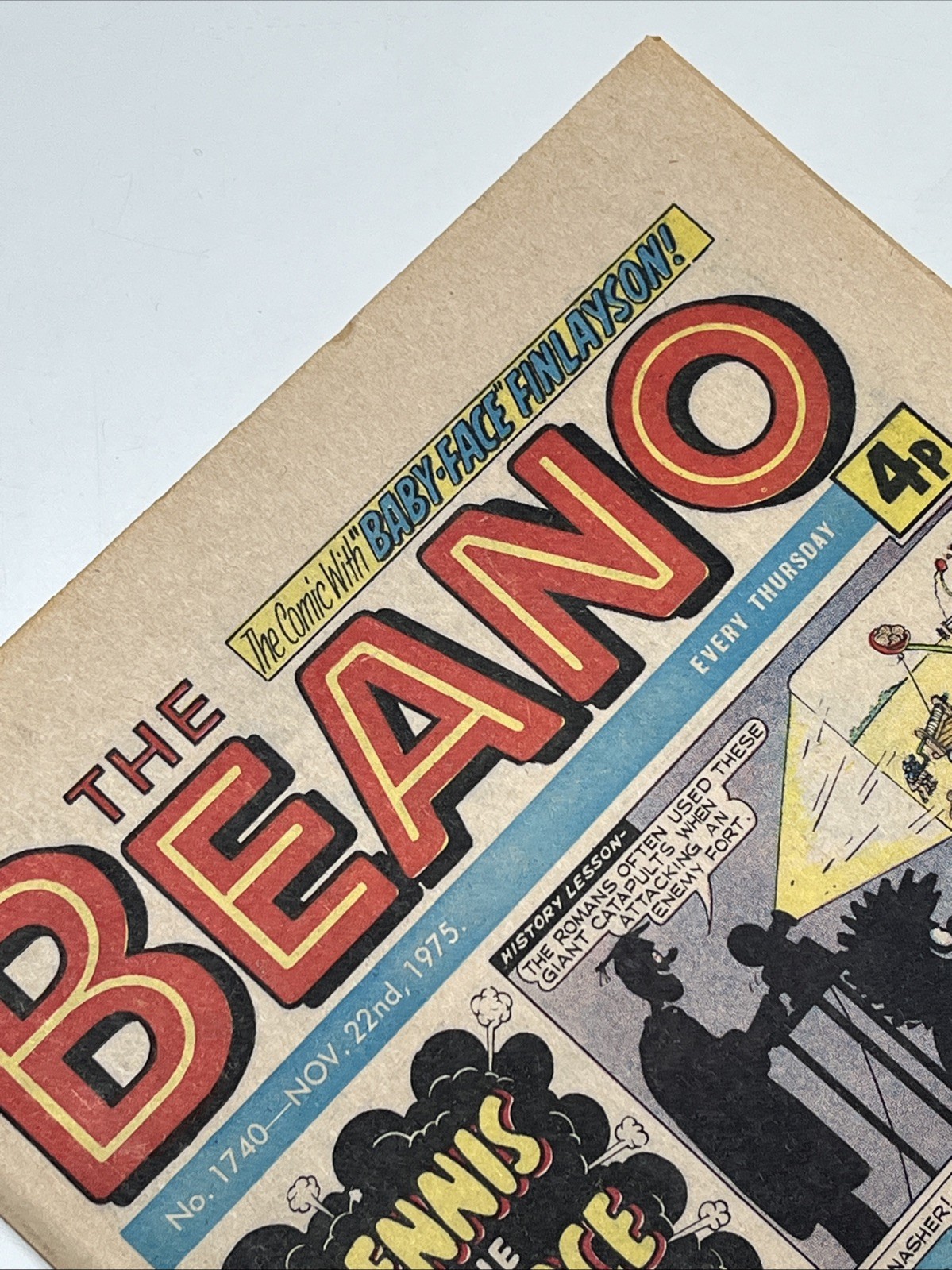 BEANO COMIC - NOVEMBER 22nd 1975 - 50th Birthday Gift - Vintage 70s Comic