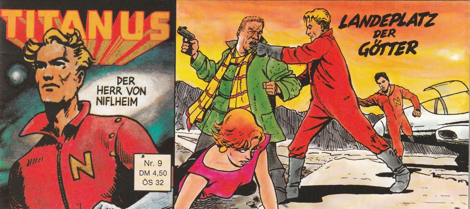 ✪ TITANUS #9 Atterraggio degli Dei, Hutterer e Forestali PICCOLO-COMICHEFT NUOVO