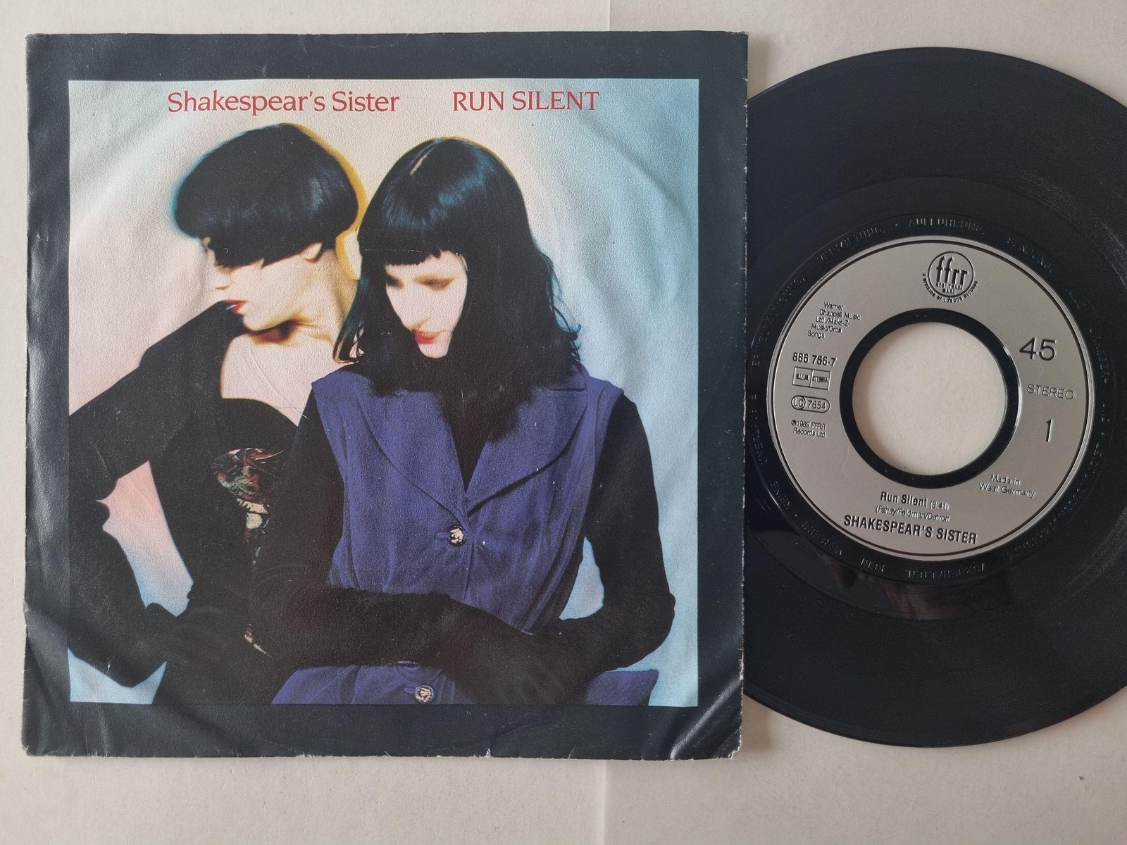 Shakespear's Sister - Run Silent 7'' Vinyl Germany/ READ FOR CONDITION