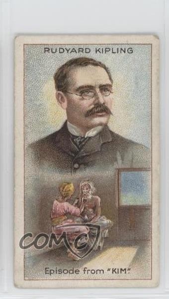 1924 J Millhoff & Co Uomini del genio Rudyard Kipling #22 11bd