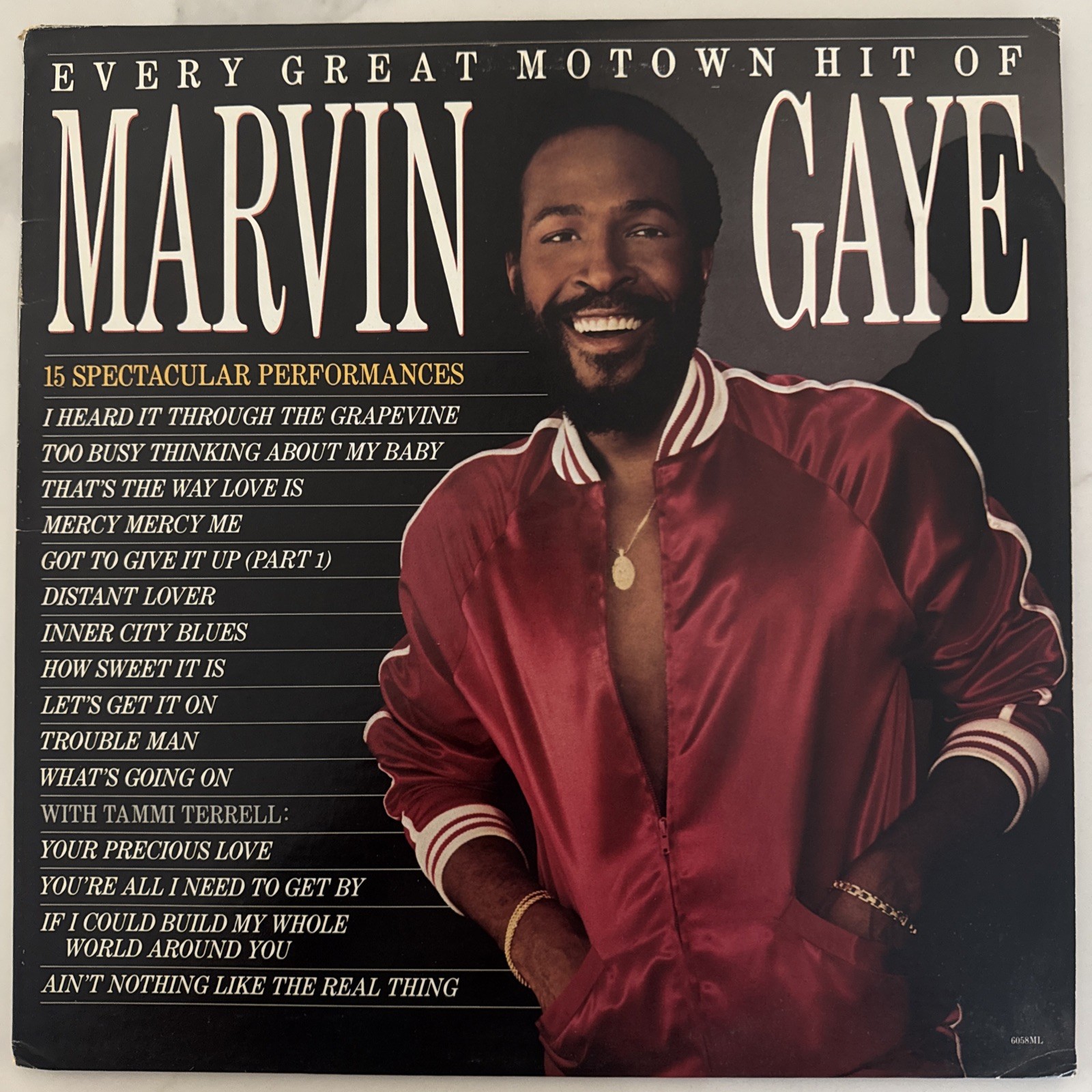 Every Great Motown Hit Of Marvin Gaye LP Vinyl Record 1983 Funk Soul VG++