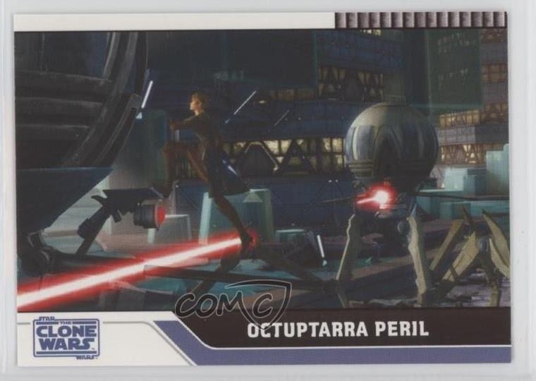 2008 Topps Star Wars: The Clone Wars Octuptarra Peril #23 17vo