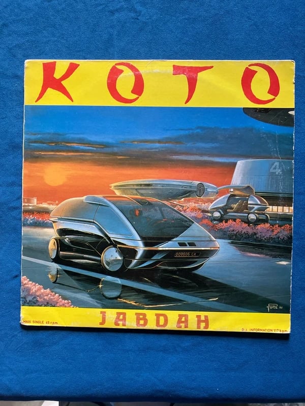 Disque maxi 45 tours - Kito - Jabdah - 1986 - Mem