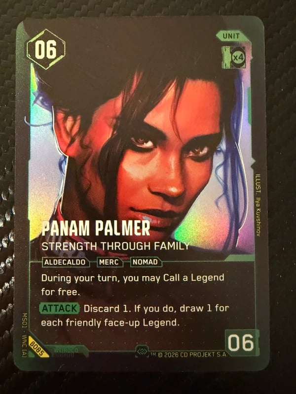 Panam Palmer – Strength Through Family #06 – Cyberpunk TCG