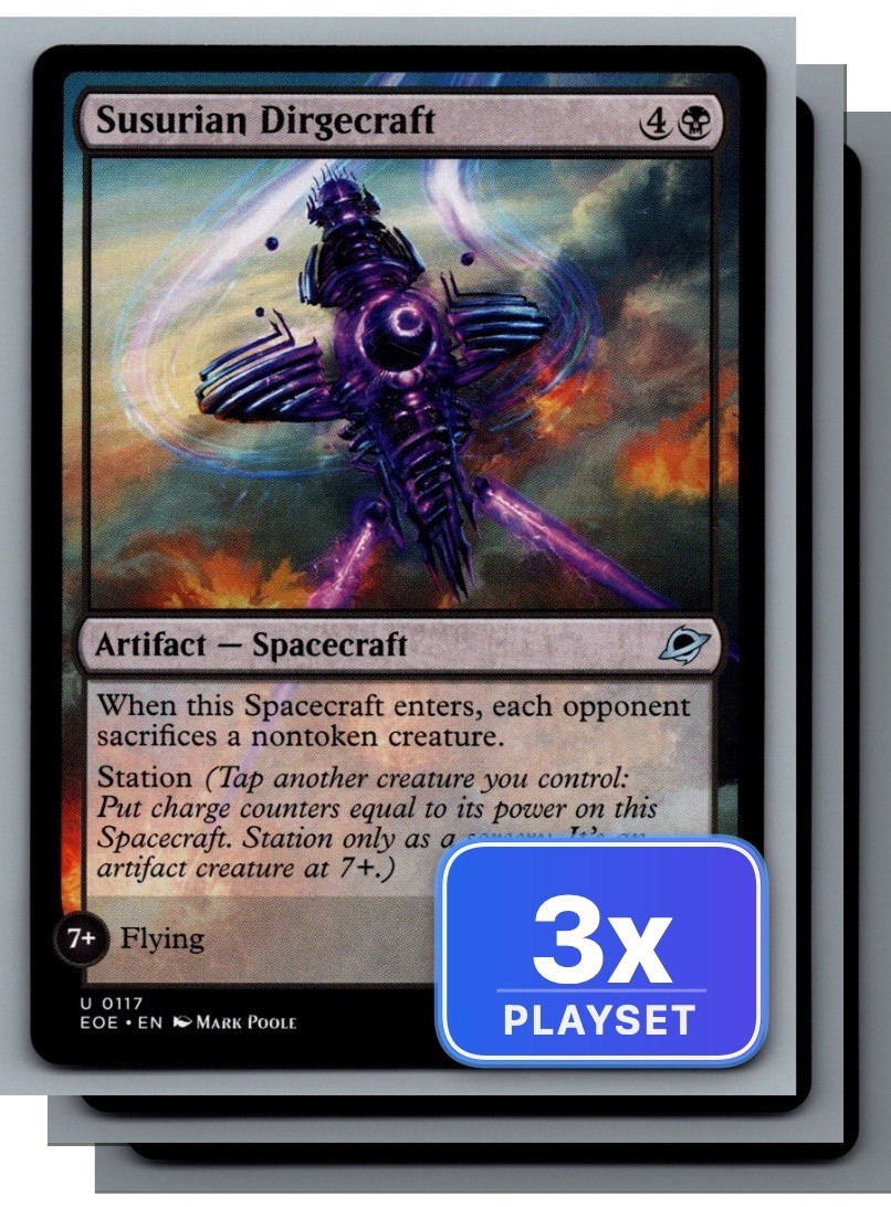Playset di 3 Susurian Dirgecraft #117 Edge of Eternities MTG - NM