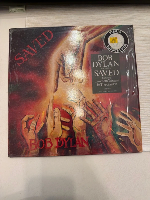 Vinile LP Bob Dylan - Saved (1980 Vintage CBS 86113) - Sigillato / Shrink Wrap + Hype Sticker