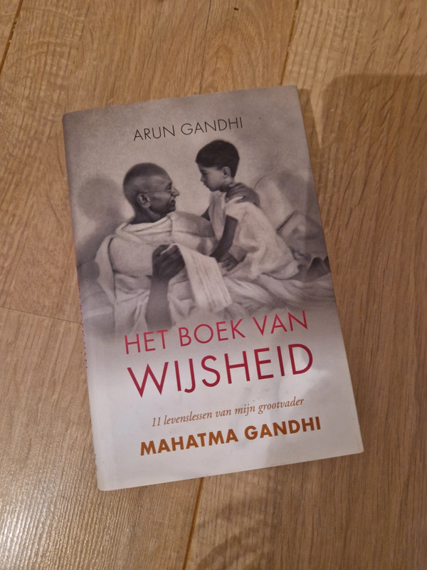Het boek van wijsheid Mahatma Ghandi hardcover
