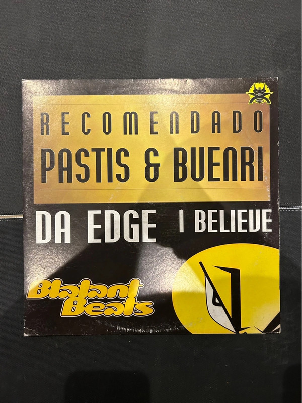 Vinilo makina remember da edge i believe pastis & buenri