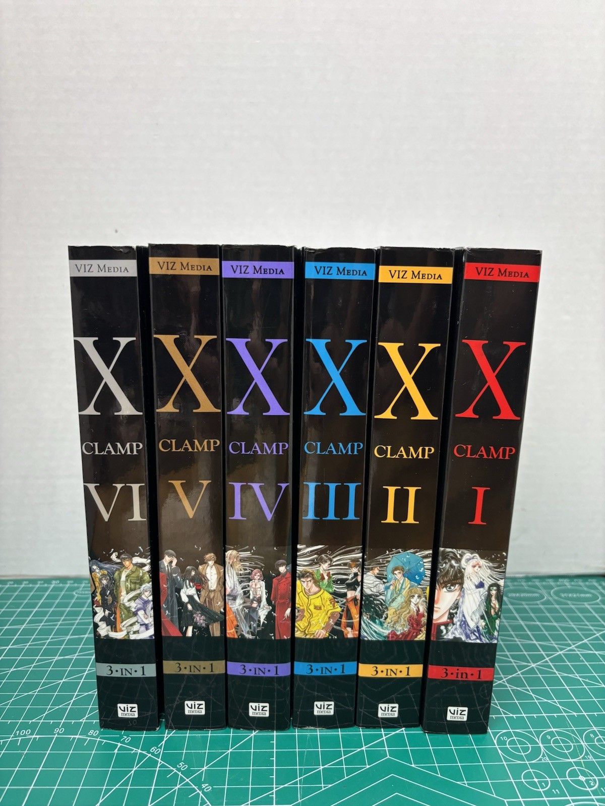 X/1999 CLAMP 3-in-1 Manga Set Completo Vol 1-6 VIZ Media Inglese Fuori Produzione