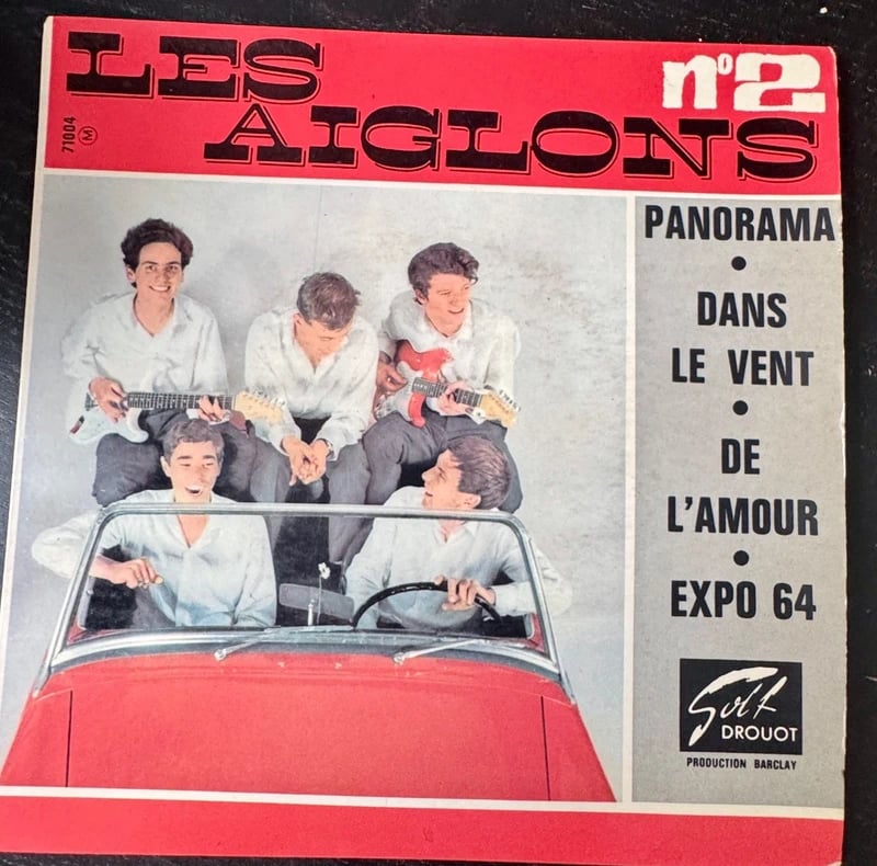 45T Vinyle EP Les Aiglons  panorama +3 golf Drouot