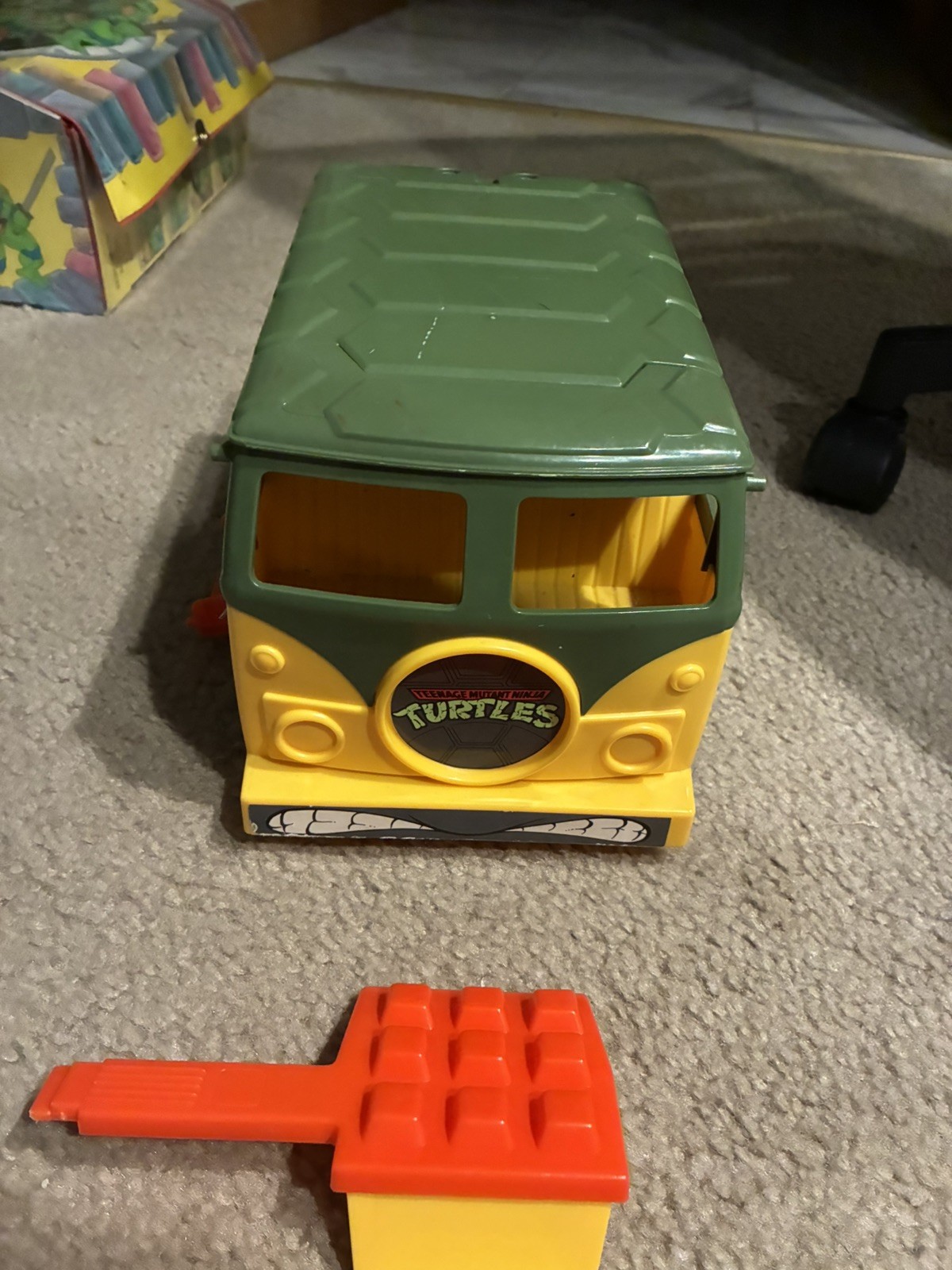Vintage Teenage Mutant Ninja Turtles TMNT Party Wagon Van Veicolo 1989