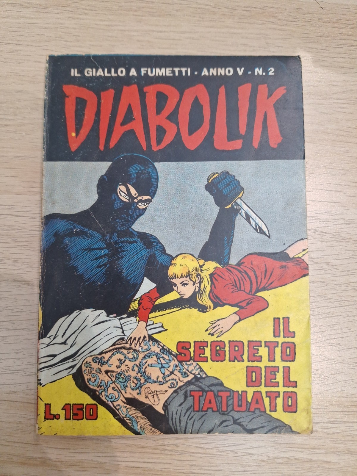 DIABOLIK ANNO V-5°, N. 2 ORIGINALE 1966