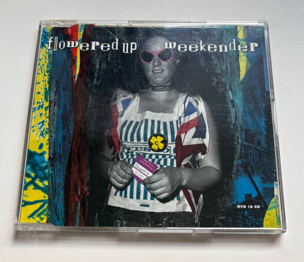 Flowered Up ‎– Weekender 1992 CD Single HVN 16CD NM/NM
