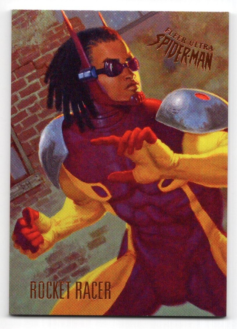 2017 Fleer Ultra Spider-Man Set Base Card #46...ROCKET RACER