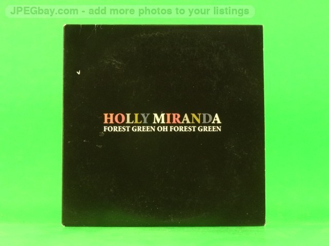 HOLLY MIRANDA FOREST GREEN OH FOREST GREEN (L61) 1 Track Card Promo CD Single in