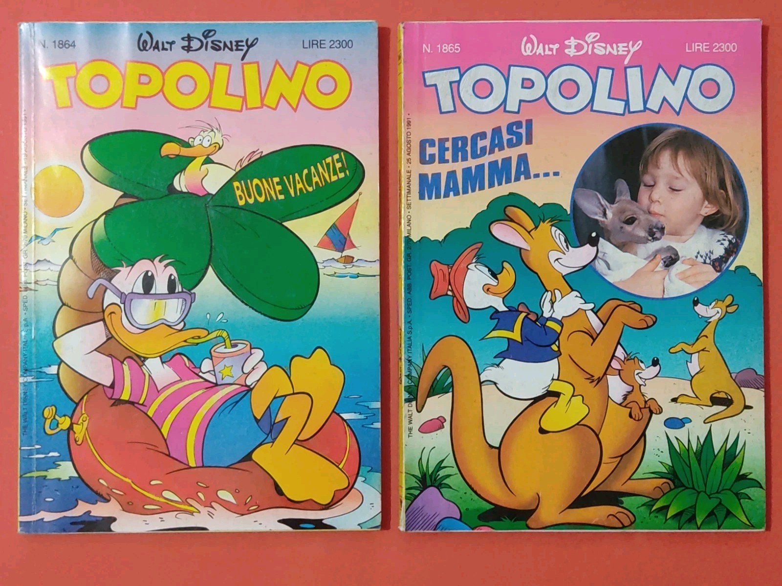 Topolino n.1864-1865 Disney 1991