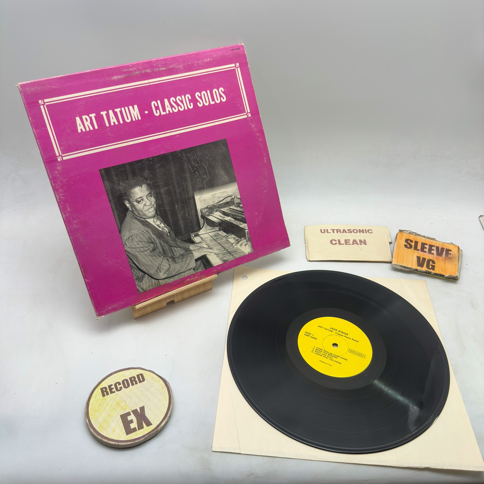 Art Tatum - Classic Solos EX/VG 0 Ultrasonic Clean Vinyl Jazz / Blues