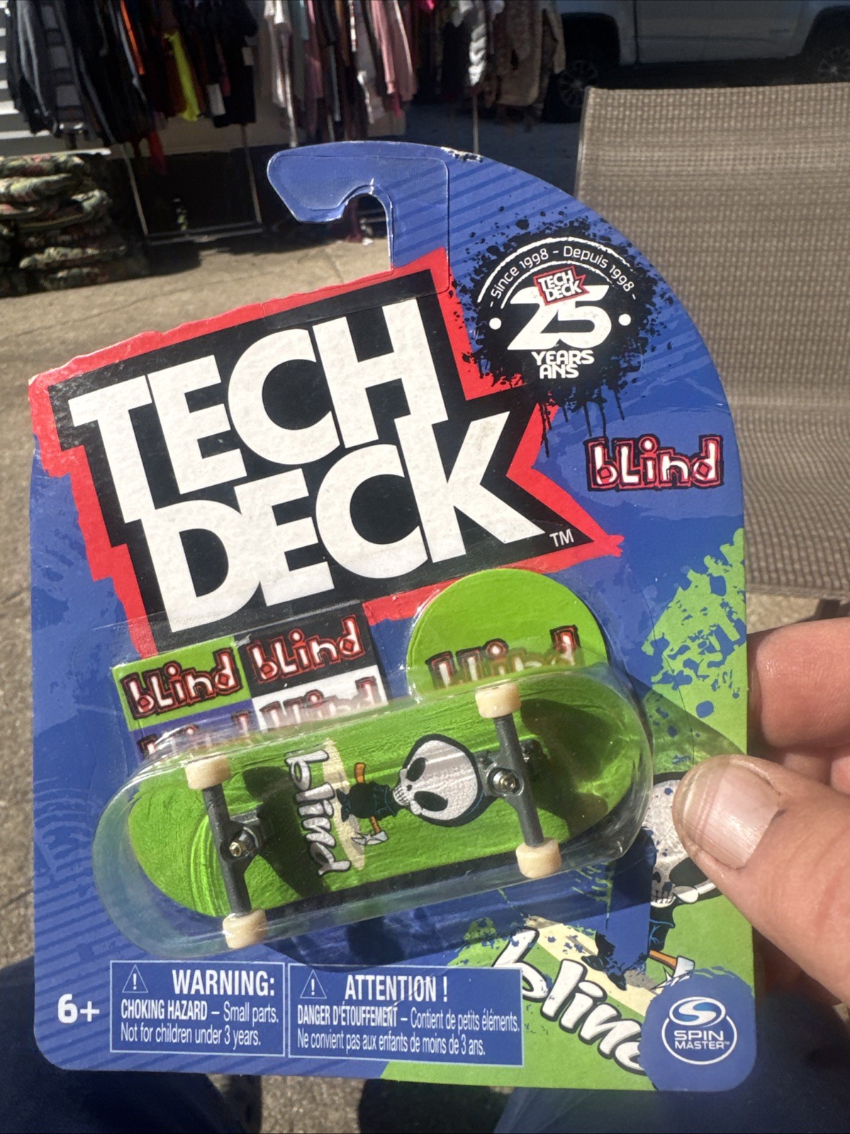 Tech Deck Throwback Series Walmart esclusiva tastiera per skateboard cieco