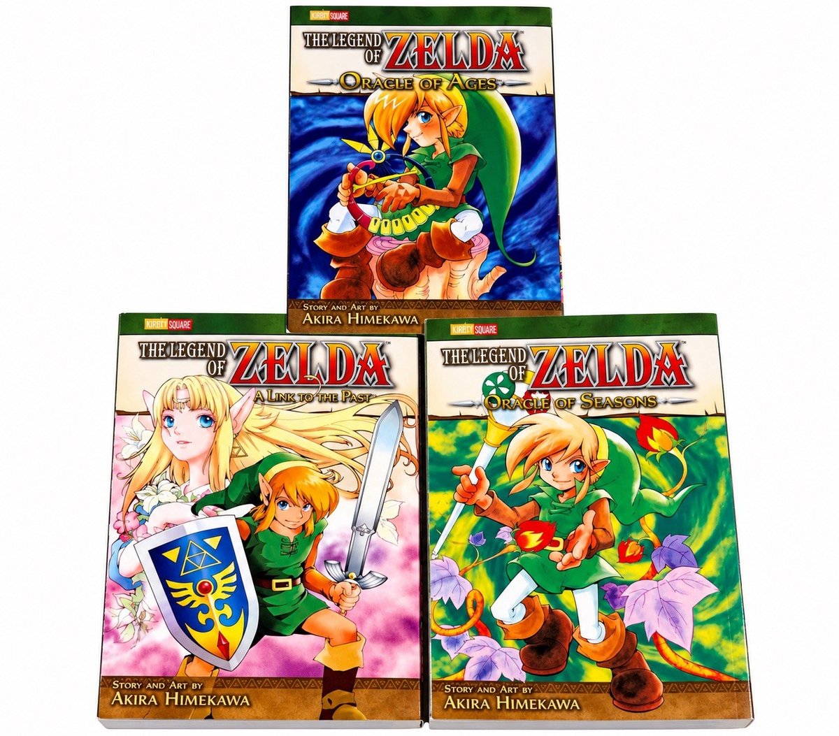 Legend of Zelda Manga Lotto 3 Akira Himekawa Oracolo Età Stagioni Link Passato