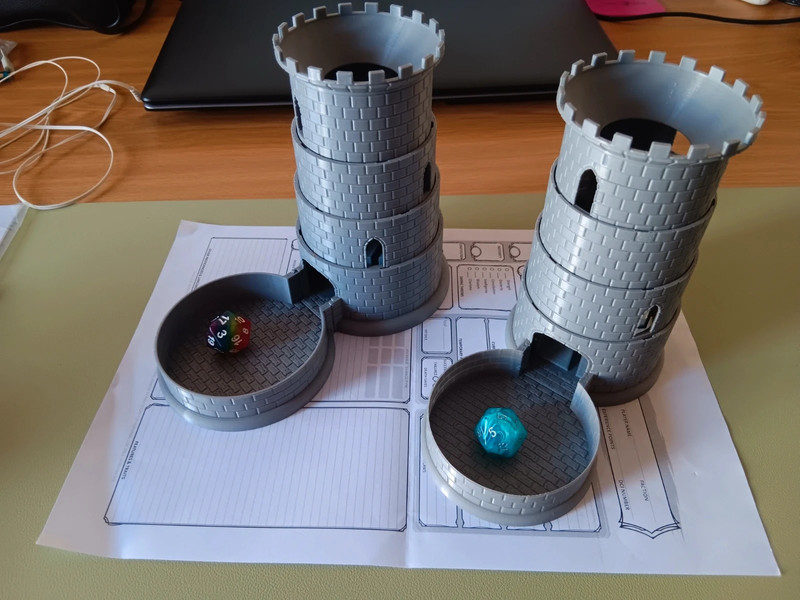 Torrette lancia-dadi per D&D