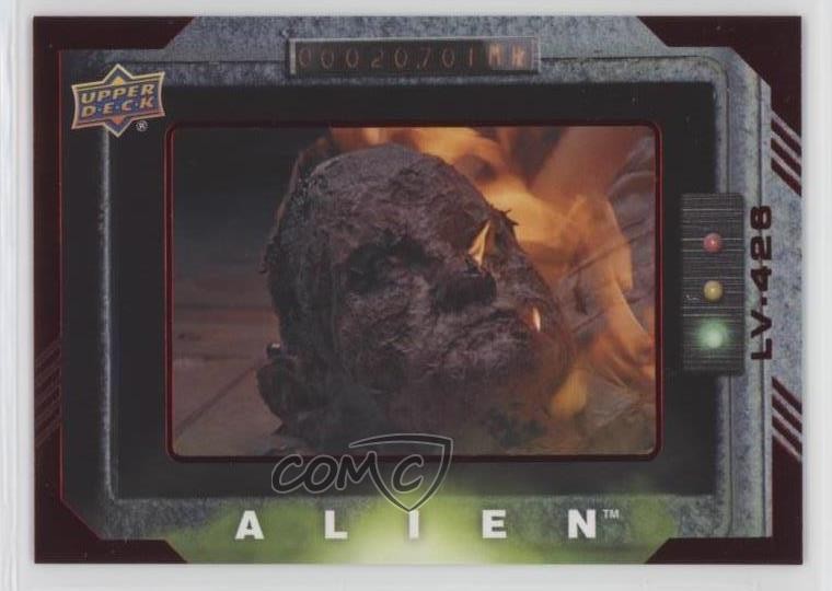2017 Upper Deck Alien Movie Red Foil Modern 10/25 Fuoco e Cenere #71 p1l
