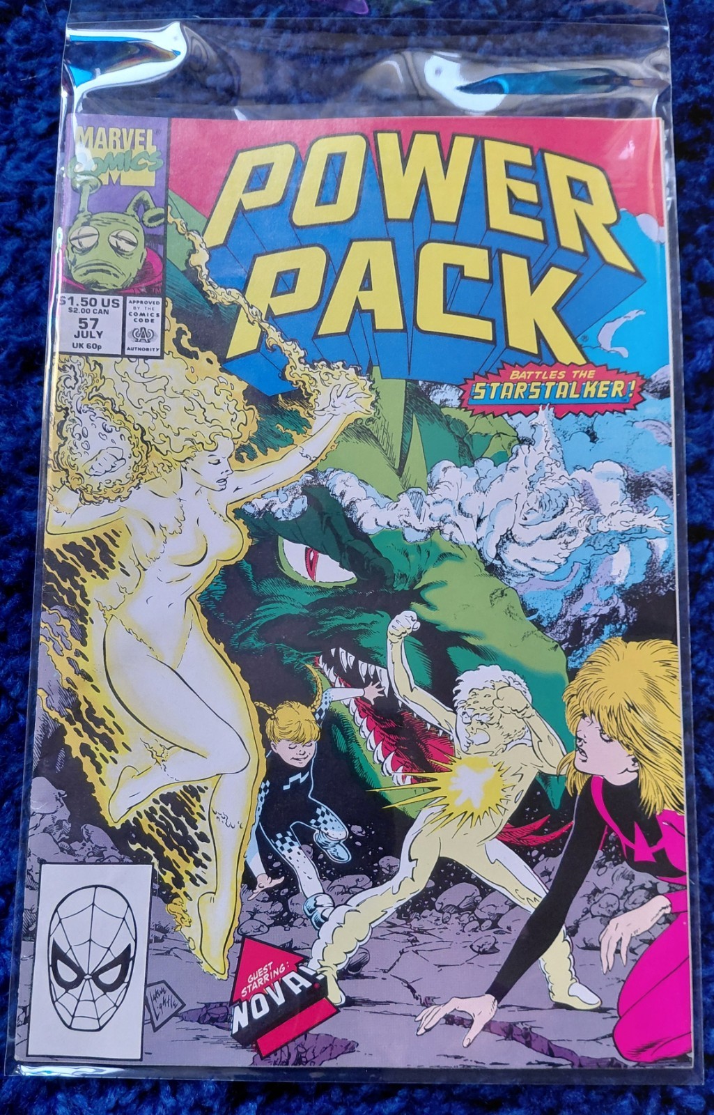 Power Pack 57 - Copper Age Marvel Comics 1990