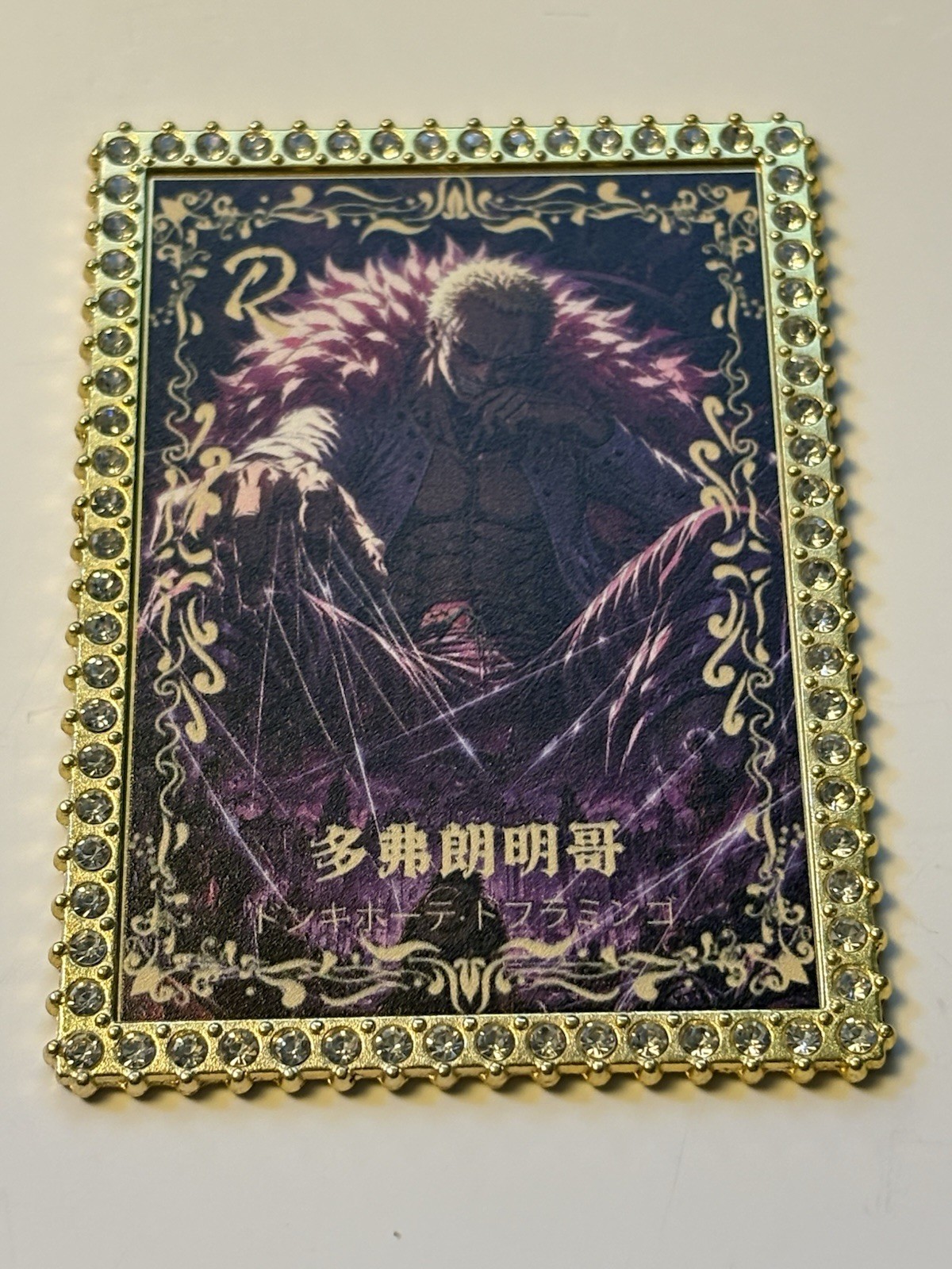 2 One Piece CCG Donquixote Doflamingo R Diamond Metal Cards