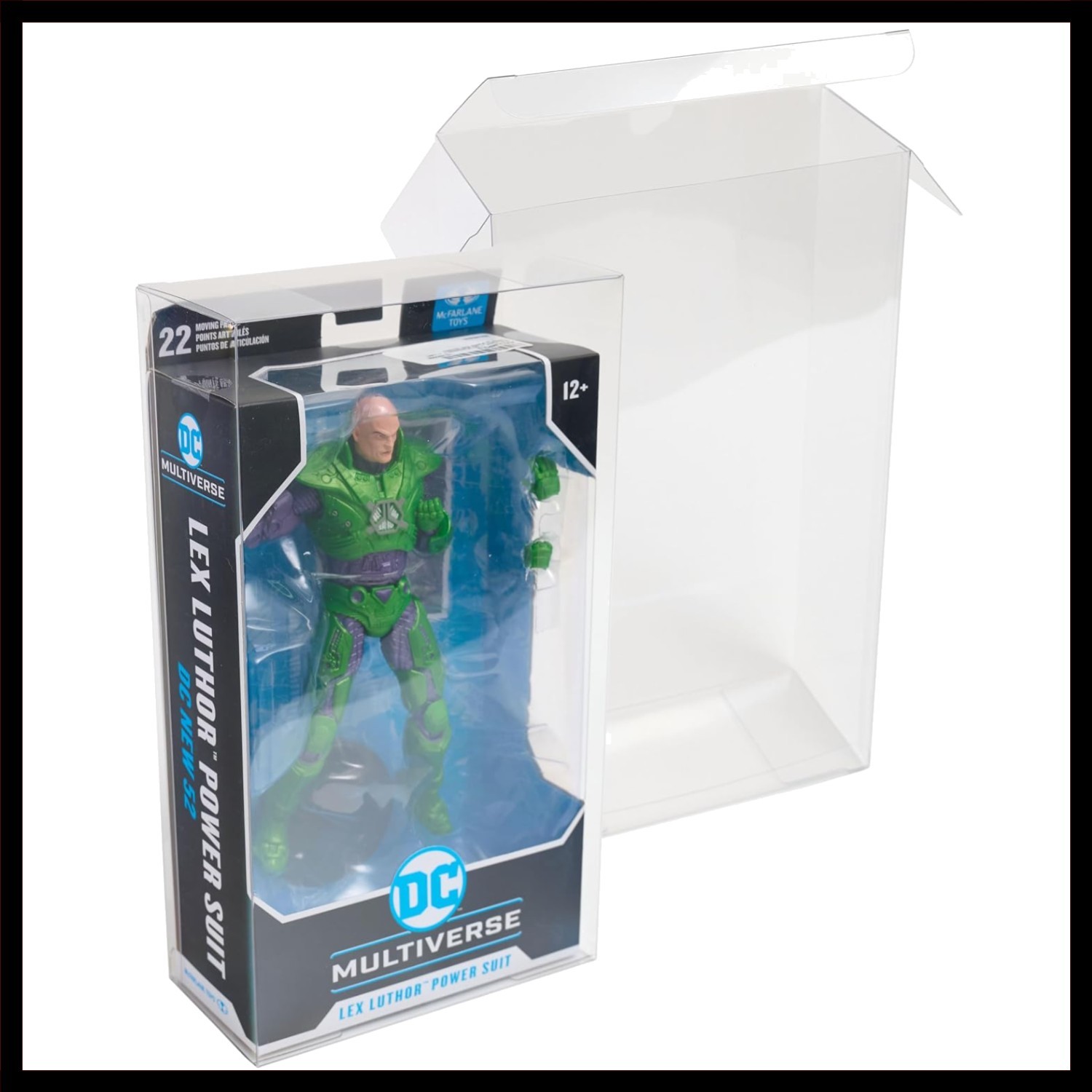 Custodia protettiva per McFarlane DC Multiverse Boxes 7" Action Figure Disp...