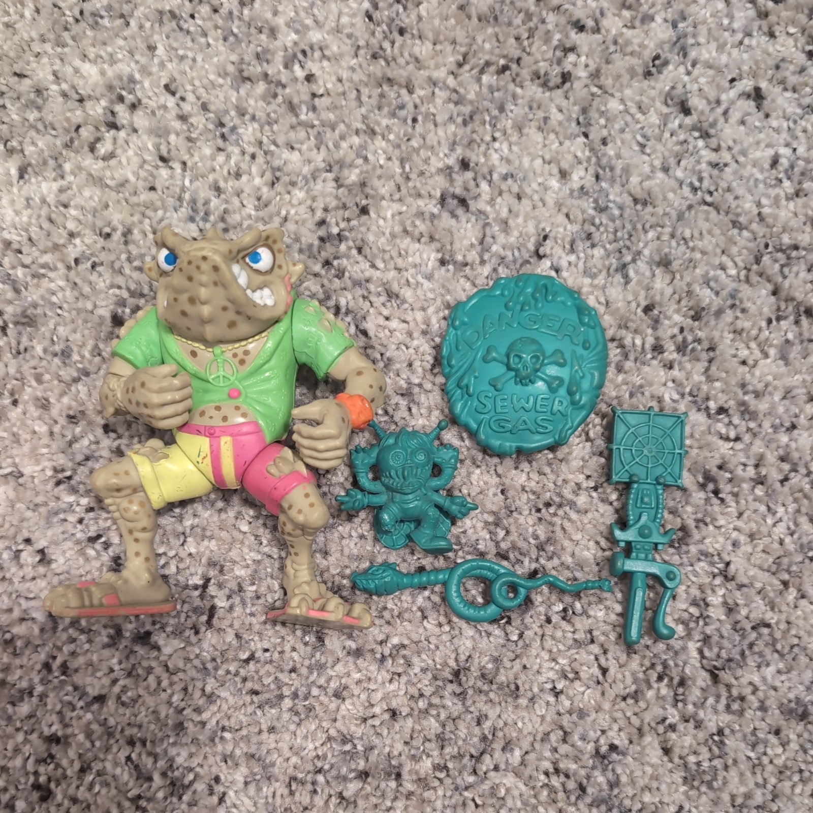 TMNT TEENAGE MUTANT NINJA TURTLES 1990 NAPOLEON BONAFROG 
