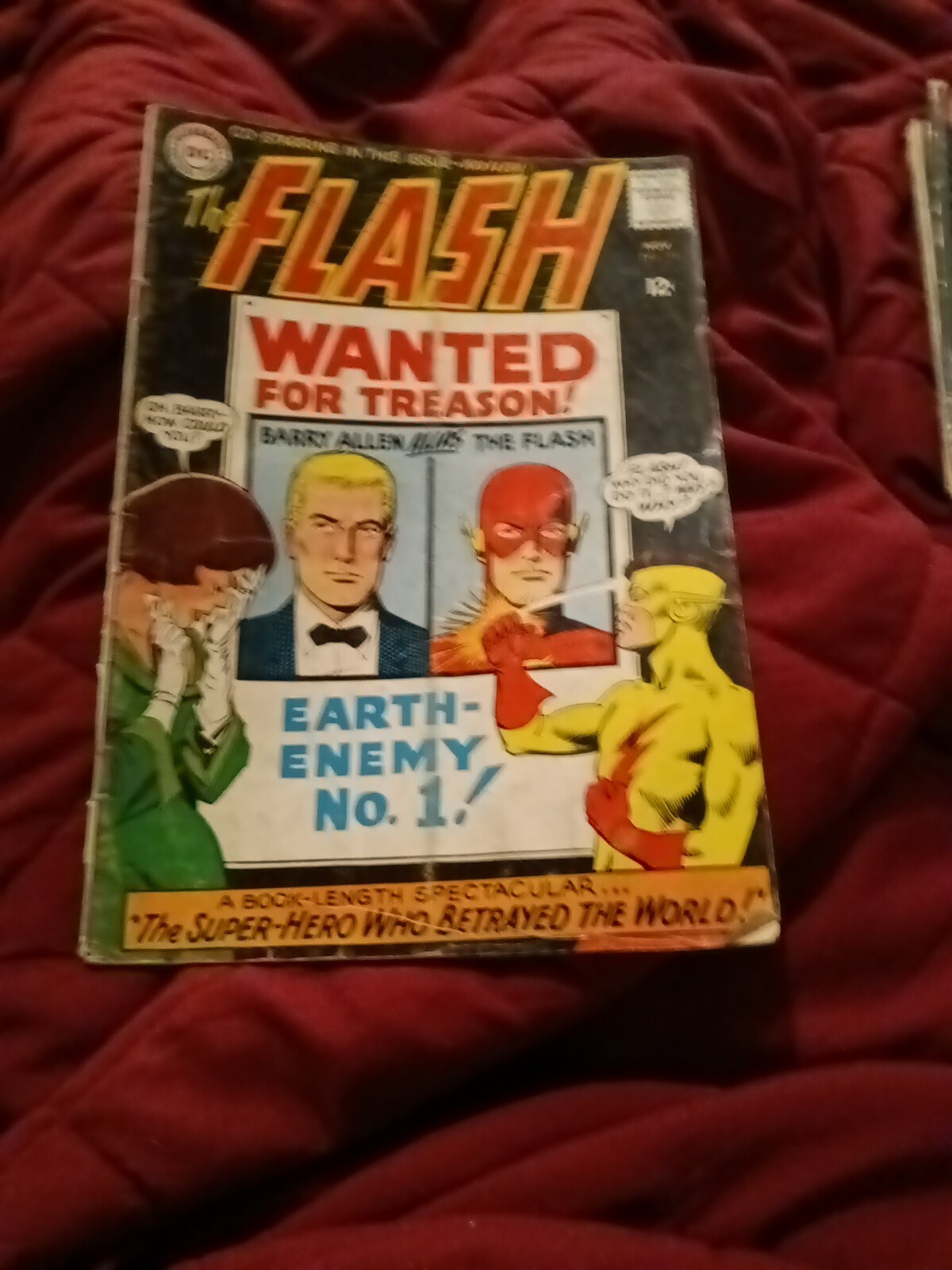 1965 DC Comics The Flash #156 Il supereroe che tradì il mondo!