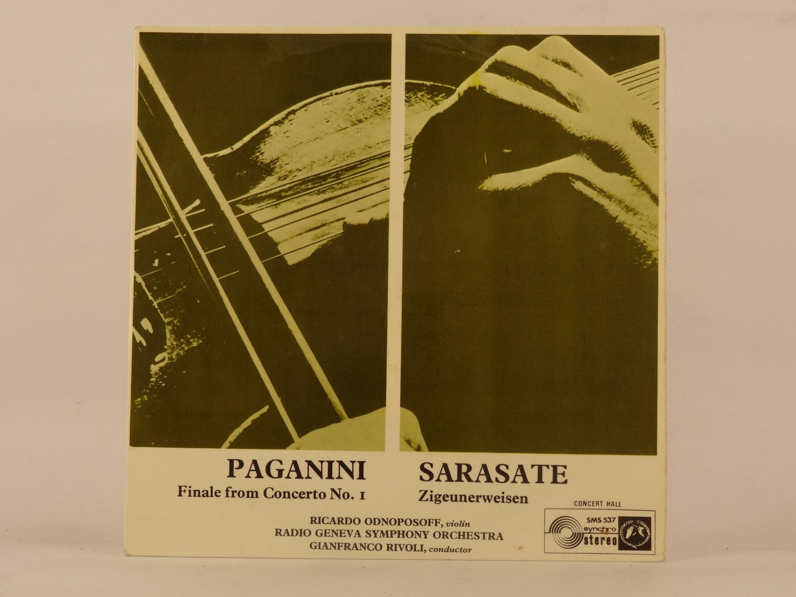 GIANFRANCO RIVOLI FINALE FROM CONCERTO NO 1 (PAGANINI) (96) 2 Track 7" Single pl