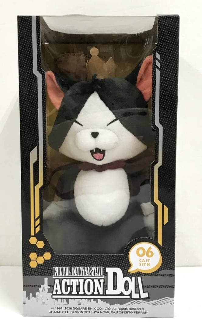 FINAL FANTASY VII CAIT SITH 06 Action Doll Peluche SQUARE ENIX