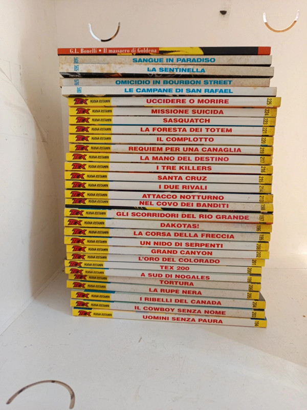 Stock lotto 57 fumetti Tex ristampa nuova ristampa